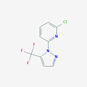 2-Chloro-6-(5-(trifluoromethyl)-1H-pyrazol-1-yl)pyridine图片