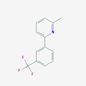2-methyl-6-[3-(trifluoromethyl)phenyl]pyridine图片