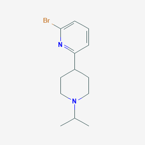 6-Bromo-1'-isopropyl-1',2',3',4',5',6'-hexahydro-[2,4']bipyridinyl图片