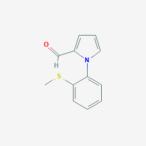 1-[2-(methylsulfanyl)phenyl]-1H-pyrrole-2-carbaldehyde图片