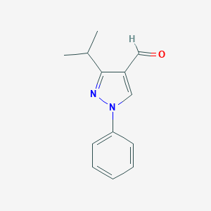1-phenyl-3-(propan-2-yl)-1H-pyrazole-4-carbaldehyde图片