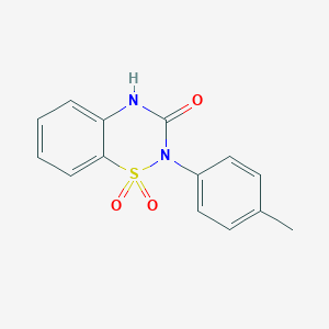 2-(4-methylphenyl)-3,4-dihydro-2H-1λ?,2,4-benzothiadiazine-1,1,3-trione图片