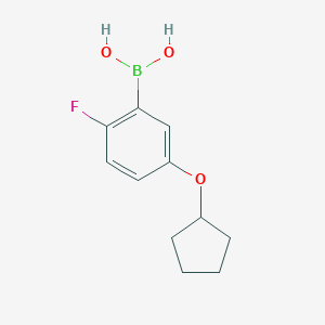 5-(Cyclopentyloxy)-2-fluorophenylboronic acid图片