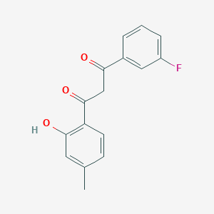 1-(3-fluorophenyl)-3-(2-hydroxy-4-methylphenyl)propane-1,3-dione图片