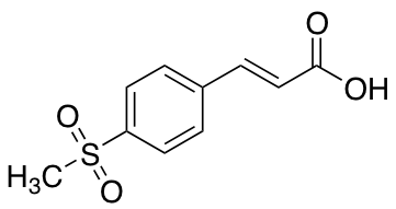 3-[4-(Methylsulphonyl)phenyl]-(2E)-propenoic acid图片