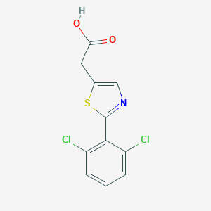 2-[2-(2,6-dichlorophenyl)-1,3-thiazol-5-yl]acetic acid图片