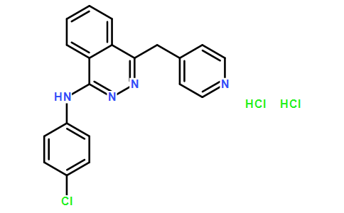 瓦他拉尼碱二盐酸盐,是VEGFR2/KDR的抑制剂,其IC50值为37nM图片