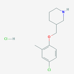 4-Chloro-2-methylphenyl 3-piperidinylmethyl etherhydrochloride图片
