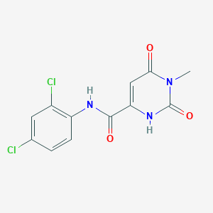 N-(2,4-dichlorophenyl)-6-hydroxy-1-methyl-2-oxo-1,2-dihydro-4-pyrimidinecarboxamide图片