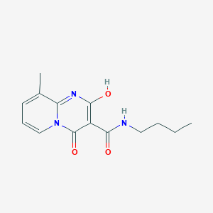 N-butyl-2-hydroxy-9-methyl-4-oxo-4H-pyrido[1,2-a]pyrimidine-3-carboxamide图片