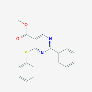 ethyl 2-phenyl-4-(phenylsulfanyl)-5-pyrimidinecarboxylate图片
