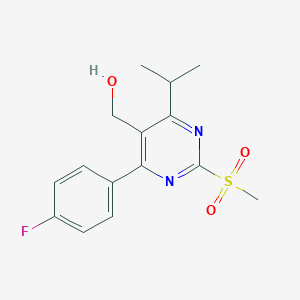 4-(4-Fluorophenyl)-5-hydroxymethyl-6-isopropyl-2-methylsulfonylpyrimidine图片
