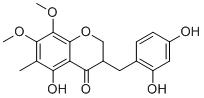 3-(2,4-Dihydroxybenzyl)-5-hydroxy-7,8-dimethoxy-6-methylchroman-4-oneͼƬ