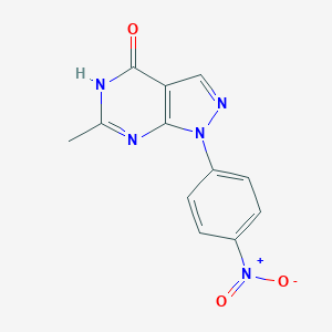 6-Methyl-1-(4-nitrophenyl)-1H,4H,7H-pyrazolo[3,4-d]pyrimidin-4-one图片