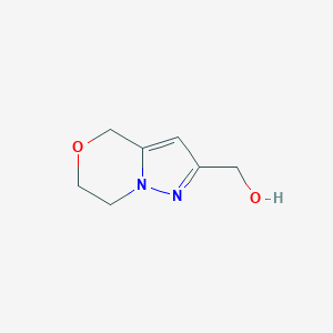 {4H,6H,7H-pyrazolo[3,2-c][1,4]oxazin-2-yl}methanol图片