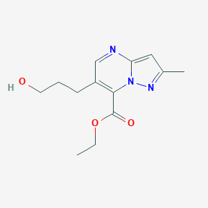 Ethyl 6-(3-Hydroxypropyl)-2-methylpyrazolo[1,5-a]pyrimidine-7-carboxylate图片
