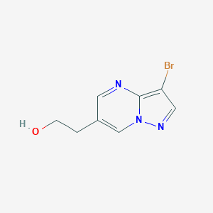 2-{3-Bromopyrazolo[1,5-a]pyrimidin-6-yl}ethan-1-ol图片