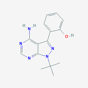 4-Amino-1-tert-butyl-3-(2-hydroxyphenyl)-1H-pyrazolo[3,4-d]pyrimidine图片