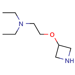 [2-(azetidin-3-yloxy)ethyl]diethylamine图片