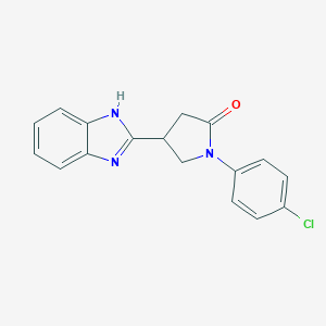 4-(1H-Benzimidazol-2-yl)-1-(4-chlorophenyl)pyrrolidin-2-one图片