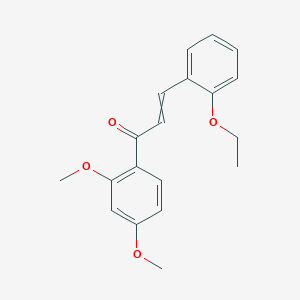 (2E)-1-(2,4-dimethoxyphenyl)-3-(2-ethoxyphenyl)prop-2-en-1-one图片