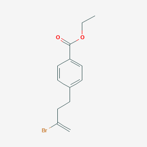 2-bromo-4-(4-carboethoxyphenyl)-1-butene图片
