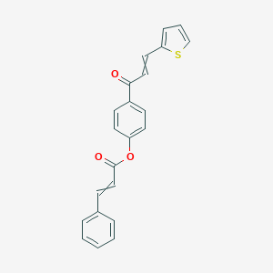 4-[3-(2-thienyl)acryloyl]phenyl 3-phenylacrylate图片