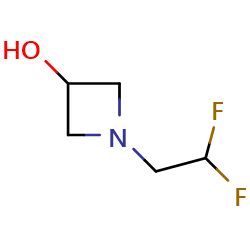 1-(2,2-difluoroethyl)azetidin-3-ol图片
