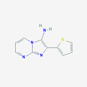 2-Thiophen-2-yl-imidazo[1,2-a]pyrimidin-3-ylamine图片