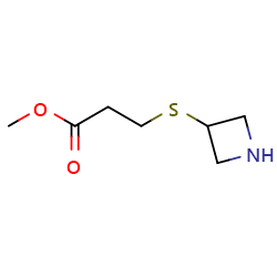 methyl3-(azetidin-3-ylsulfanyl)propanoate图片