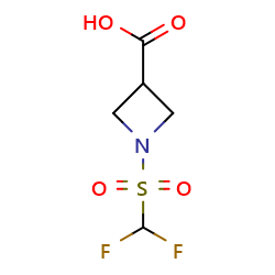 1-difluoromethanesulfonylazetidine-3-carboxylicacid图片