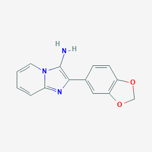 2-(2H-1,3-benzodioxol-5-yl)imidazo[1,2-a]pyridin-3-amine图片