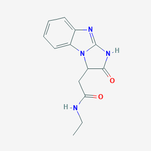 N-Ethyl-2-(2-oxo-2,3-dihydro-1H-imidazo[1,2-a]benzimidazol-3-yl)acetamide图片