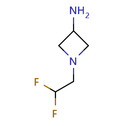 1-(2,2-difluoroethyl)azetidin-3-amine图片