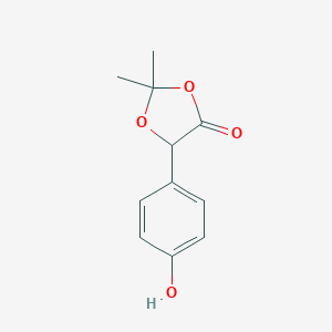5-(4-Hydroxyphenyl)-2,2-dimethyl-1,3-dioxolan-4-one图片