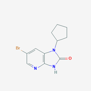 6-Bromo-1-cyclopentyl-1H,2H,3H-imidazo[4,5-b]pyridin-2-one 97%图片