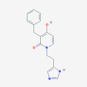 3-Benzyl-4-hydroxy-1-[2-(1H-imidazol-5-yl)ethyl]-2(1H)-pyridinone图片