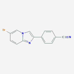4-(6-Bromoimidazo[1,2-a]pyridin-2-yl)benzonitrile图片