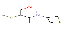 2-(methylsulfanyl)-3-[(thietan-3-yl)amino]butan-1-ol图片