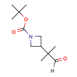 tert-butyl3-(2-methyl-1-oxopropan-2-yl)azetidine-1-carboxylate图片