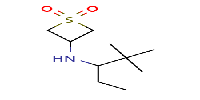 3-[(2,2-dimethylpentan-3-yl)amino]-1λ?-thietane-1,1-dione图片