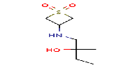 3-[(2-hydroxy-2-methylbutyl)amino]-1λ?-thietane-1,1-dione图片