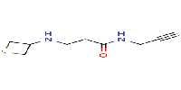 N-(prop-2-yn-1-yl)-3-[(thietan-3-yl)amino]propanamide图片
