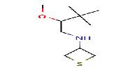 N-(2-methoxy-3,3-dimethylbutyl)thietan-3-amine图片
