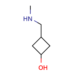 3-[(methylamino)methyl]cyclobutan-1-ol图片