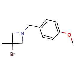 3-bromo-1-[(4-methoxyphenyl)methyl]-3-methyl-azetidine图片