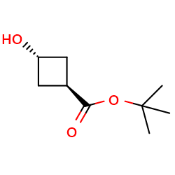 tert-butyl(1r,3r)-3-hydroxycyclobutane-1-carboxylate图片