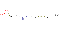 3-{[2-(prop-2-yn-1-ylsulfanyl)ethyl]amino}-1λ?-thietane-1,1-dione图片