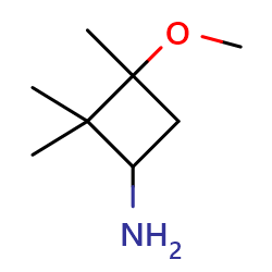 3-methoxy-2,2,3-trimethylcyclobutan-1-amine图片