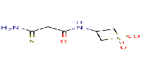2-carbamothioyl-N-(1,1-dioxo-1λ?-thietan-3-yl)acetamide图片